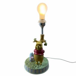 Vintage Disney Winnie The Pooh Lamp with his Honey Pots